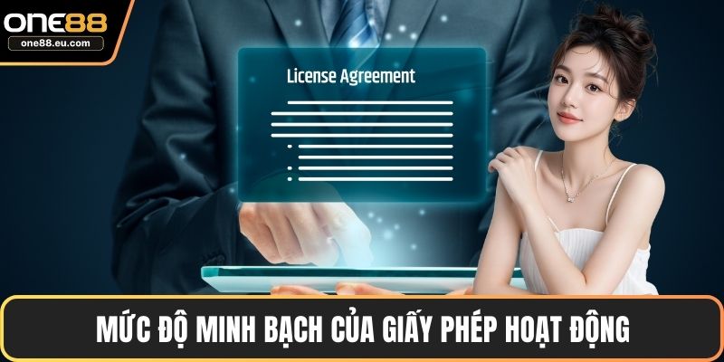 Giấy Phép ONE88 - Chứng Nhận Uy Tín Cho Cá Cược An Toàn 3 Mức độ minh bạch của giấy phép hoạt động
