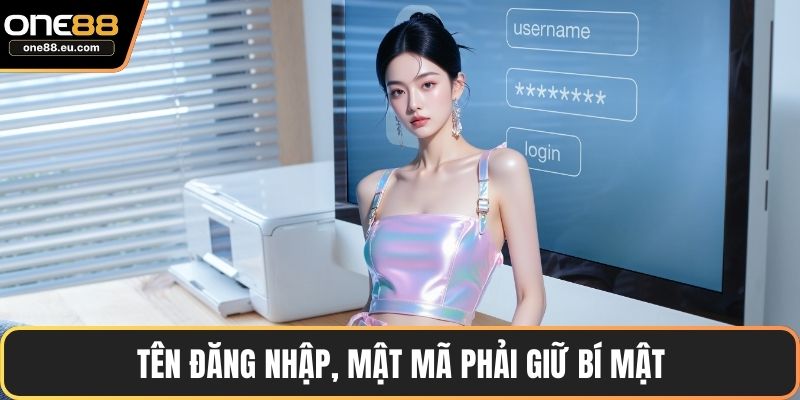 Đăng Nhập ONE88 Nhanh Chóng Với Hướng Dẫn Chi Tiết 4 Tên đăng nhập, mật mã phải giữ bí mật